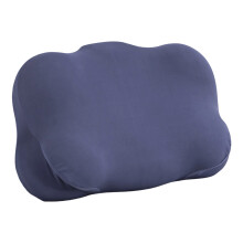 Highly Density Contoured Memory Foams Sleep Pillow For Spinal Alignment Navy blue