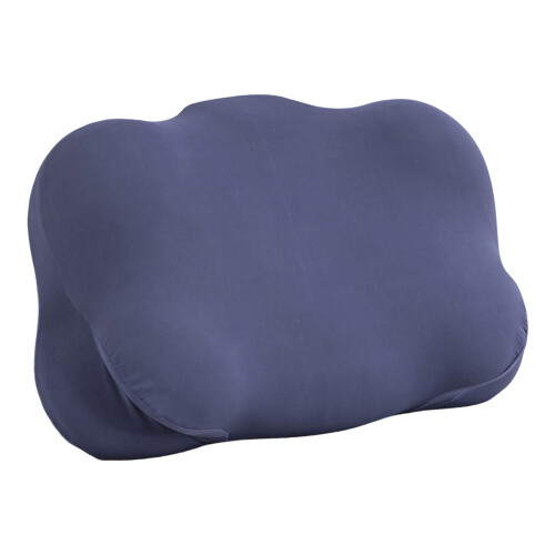 Highly Density Contoured Memory Foams Sleep Pillow For Spinal Alignment Navy blue