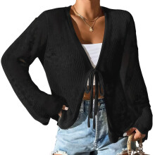 Comfortable Acrylic Texture Beach Shirt Suitable for Swimming and Summer Outings Black S