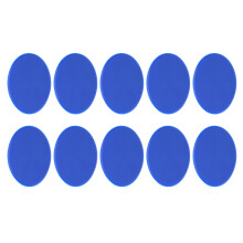 10Pcs Colorful Speed Training Discs Nonslip Agility Marker Discs For Soccer Blue