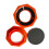 Quickly Change Bowling Ball Sanding Base With Strong Adhesive Backing Orange 1