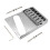 Correct 6 String Holder Guitar Bridge In Solid Brass For Fine Adjustment Control Silver 1