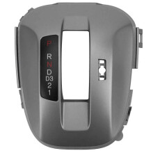 (Gray) Shifter Lever Locks Cover Console Gear Frame Cover Shifter Trim Plate Cover for Accord Replace Gear Shifter Lever Panel