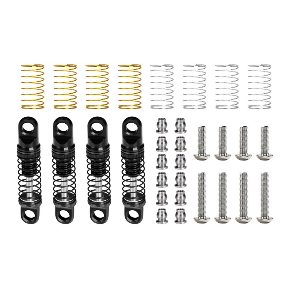 Enhanced Performances Shock Absorbers Tunable Suspension Set For 1/30 Scx30 Black 7696002284611
