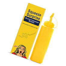 Realistic Looking Mustard Prank Bottle With Squeeze Action For Practical Jokes