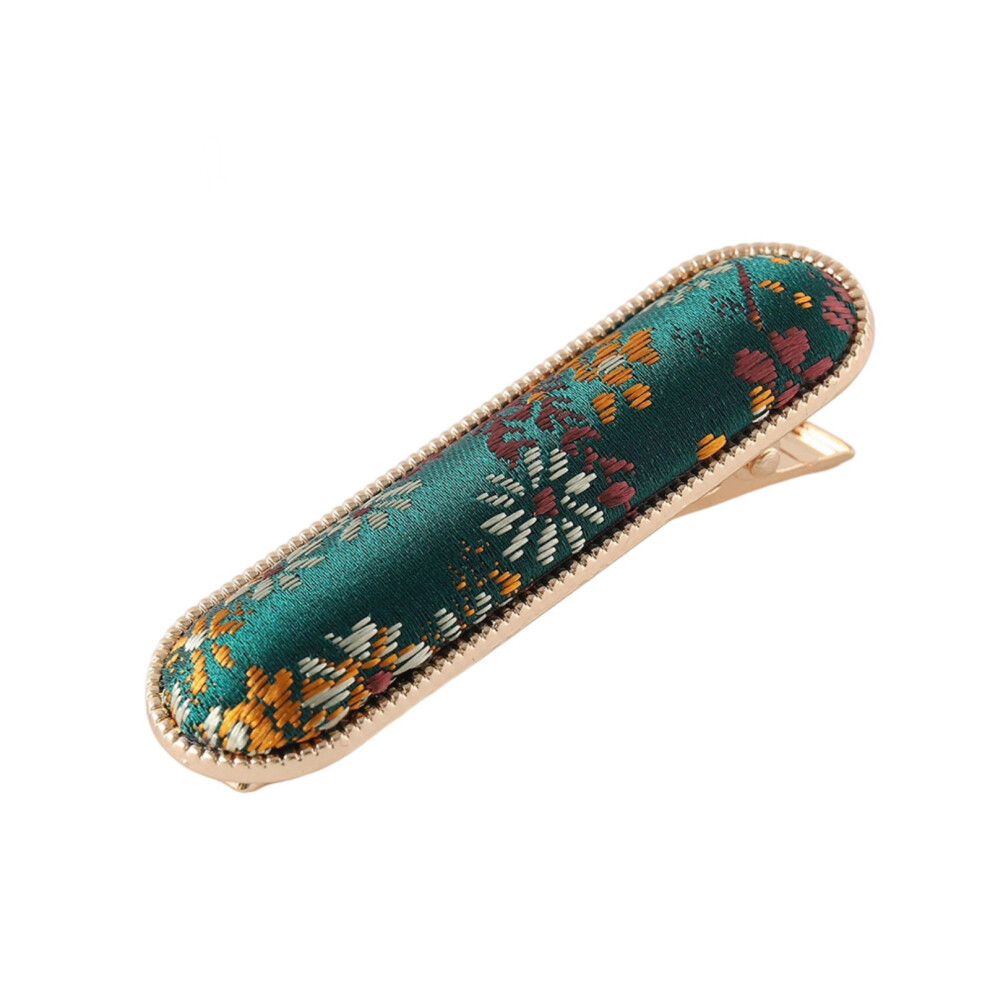 Exquisite Chinese Themed Hair Clip Fabric And Metal Frame For Secure Hold 1