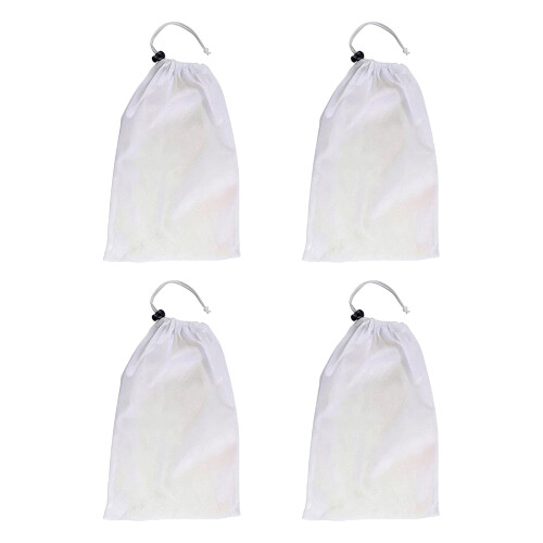 Universal Pool Vacuum Cleaner Replacement Mesh Bags Quick Installation 4 pieces