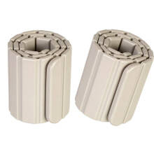 Two Tone Magnetic Resistance encloses For Total Workout And Shaping White
