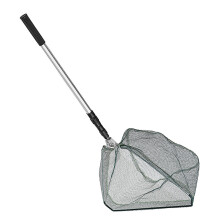 Heavy Type Aluminum Fishing Net With Retractable Handle For Deep Water 1.7 meters