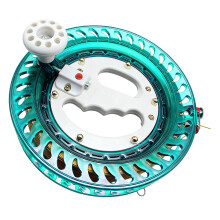 18/22cm Handheld Fishing Line Winder Fishing Hand Reel For Various Fishing Style Blue 22cm