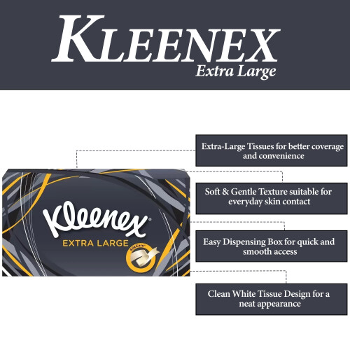 Kleenex MuralMax 90 Count Facial Tissue Extra Large Soft 1