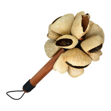 Handcrafted Wooden Shaker Percussion Instruments Hand Bells For Music Therapy pangji