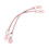 Premium Detachable Bag Handle Replacement with Reinforced Ends Design Pink 1