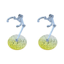 2Pcs Anime Figure Holder Plastic Display Stand Stable Showcase for Exhibition 05