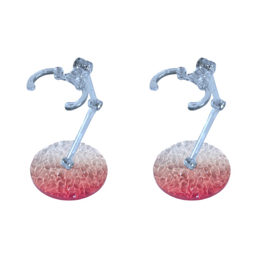 2Pieces Anime Model Figure Stand Wavy Base Support Holder For Showcase Display 01