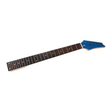 Wooden Electric Guitar Headstock 24 Frets Guitar Necks with Fretboard Enduring Blue