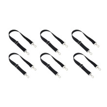 Elastic Horse Blanket Leg Straps Adjustable with Double Swivels Hook Replacement