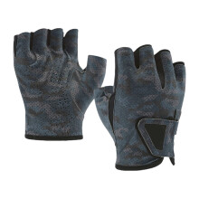 Comfortable Fingerless Fishing Gloves Moisture Wicking Fabric L Storm Gray Dew 5 Fin