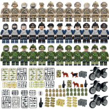 36PCS camouflage suit special troops armed forces Building Block Toy Figure Model Kid Collection Gift Fit Lego UK Priority Delivery