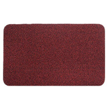 (Wine red L) Entrance Floor Mat Anti-Slip Absorbent Bath Rug Solid Hallway Doormat Carpet Wine red S