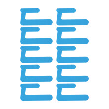 10PCS Reusable Elastic Wrist Tapes With Strong Hold For Tennis And Light blue os