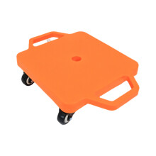 Sport Scooters Board with Handle Colored Floor Sitting Scooters Board Orangecolor large