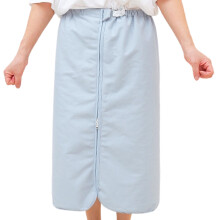 Washable Waterproof Adult Diaper Pad Cotton Fabric For Incontinence gray blue 2XL