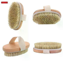 (2PCS) Dry Body Brushes Exfoliating Body Scrubbers Natural Bristles for Dry Skin Improve Circulation Stop Ingrown Hairs