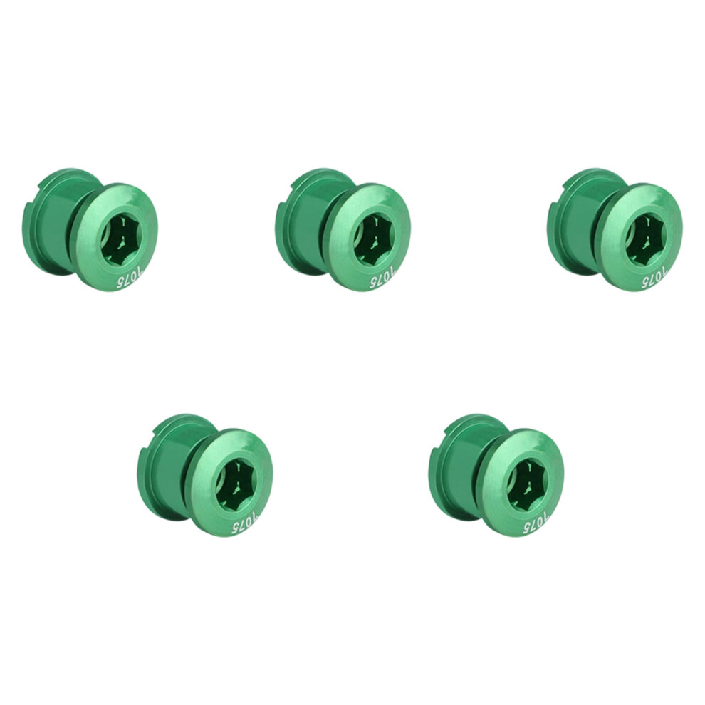 5Pcs Chainring Bolts Single Chainwheel Bolts Nut For Road, Mountain Bike 4 5 Pieces 7696002298847