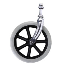 6 7 8 Inch Wheelchair Front Forks Maintenance Free Design For Elderly Grey 8 inches