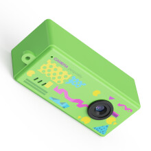 Toy Camera With Tall Point Easy Action For Kids Adventure Tasks Transportable Light Green