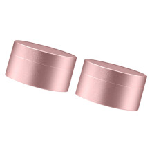 Convenient Pocket Sized Aluminum Alloy Container Suitable for Essential Pills 5 Rose Gold