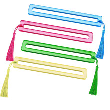 Acrylic Mahjong Line Reader Guide Line Measurement Tool 4PCS For Party Tile Game