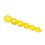 Plastic Fly Tying Stacker With 5 Size Hole Fly Tying Tool for Uniform Fly Golden 1