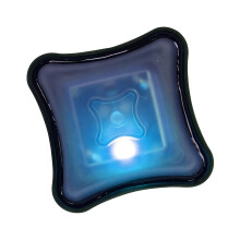 Colorful LED Helmets Signals Light Flash Light With Stick Tape Mud bottom Blue light
