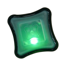 Helmets Signals Light Waterproof For Outdoor Motorcycles Night Black bottom green light