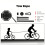 Automatic Retractable Mountain Bike Tows Strap Mountain Bike Pull Rope Enduring 10