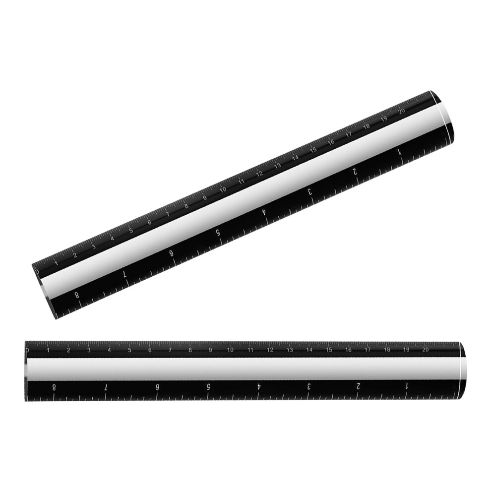 Precise Magnifier Ruler With Measuring Marks For Seniors And Hobbyists Reader 2P