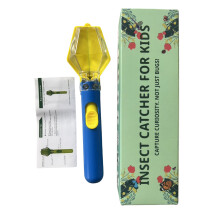 Spiders And Insect Catcher Tool Handle Safe Distance Captures Device Blue