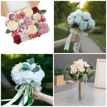(18121) Artificial Flowers Bulk Fake Flower DIY Flower Crafting Perfect for Party Planners Wedding Party