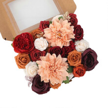 (18124) Artificial Flowers Bulk Fake Flower DIY Flower Crafting Perfect for Party Planners Wedding Party