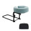 Adjustable Face Support Cushion For Massage Bed Comfortable Polyester  Light blue with 1