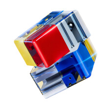 Portable ABS Plastic 3D Puzzle Toy Great For Travel Entertainment square