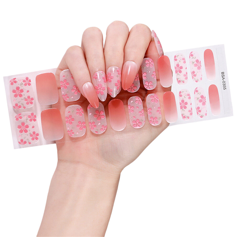 1Set French Style Gels Nail Stickers Look for Special Occasions BSA0355