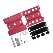 Alloy Repair Stand Rotating Base for 1/10 Or 1/8 Remote Control Off Road Cars Red