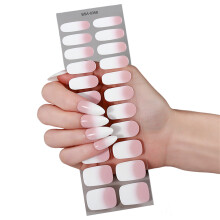1Set French Style Gels Nail Stickers Look for Special Occasions BSA0358