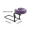 Comfortable Memory Foam Massage Headrest Pillow 180 Degres Tilting Function Purple 4