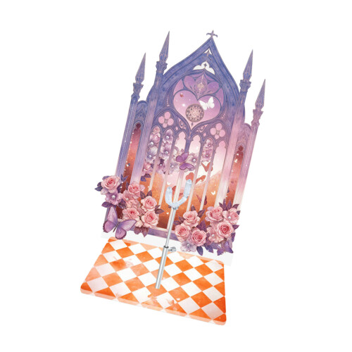 Castles Backdrop Height Adjustable Display Stand For Action Figures Adjustable Height 06