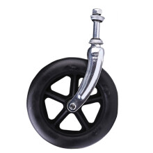 Reinforced Wheelchair Steering Forks Low Noise Rotation For Massage Black 8 inches wider