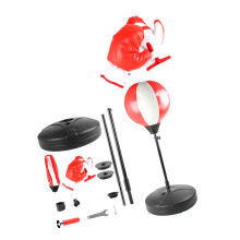 Professional Reaction Ball Stand possesses Metal Frame And PU Leather Black red